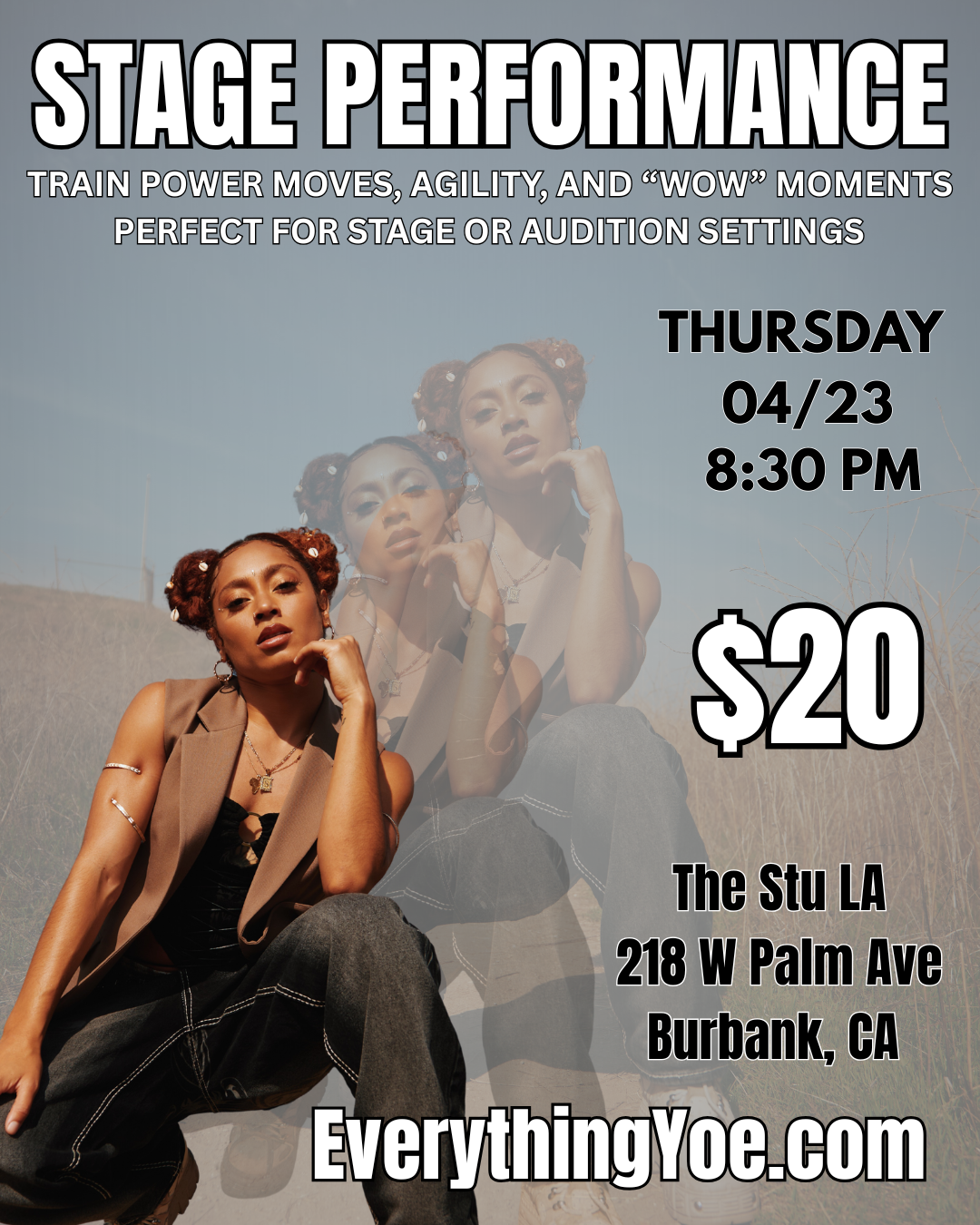 "STAGE PERFORMANCE" CLASS 04/23/2026