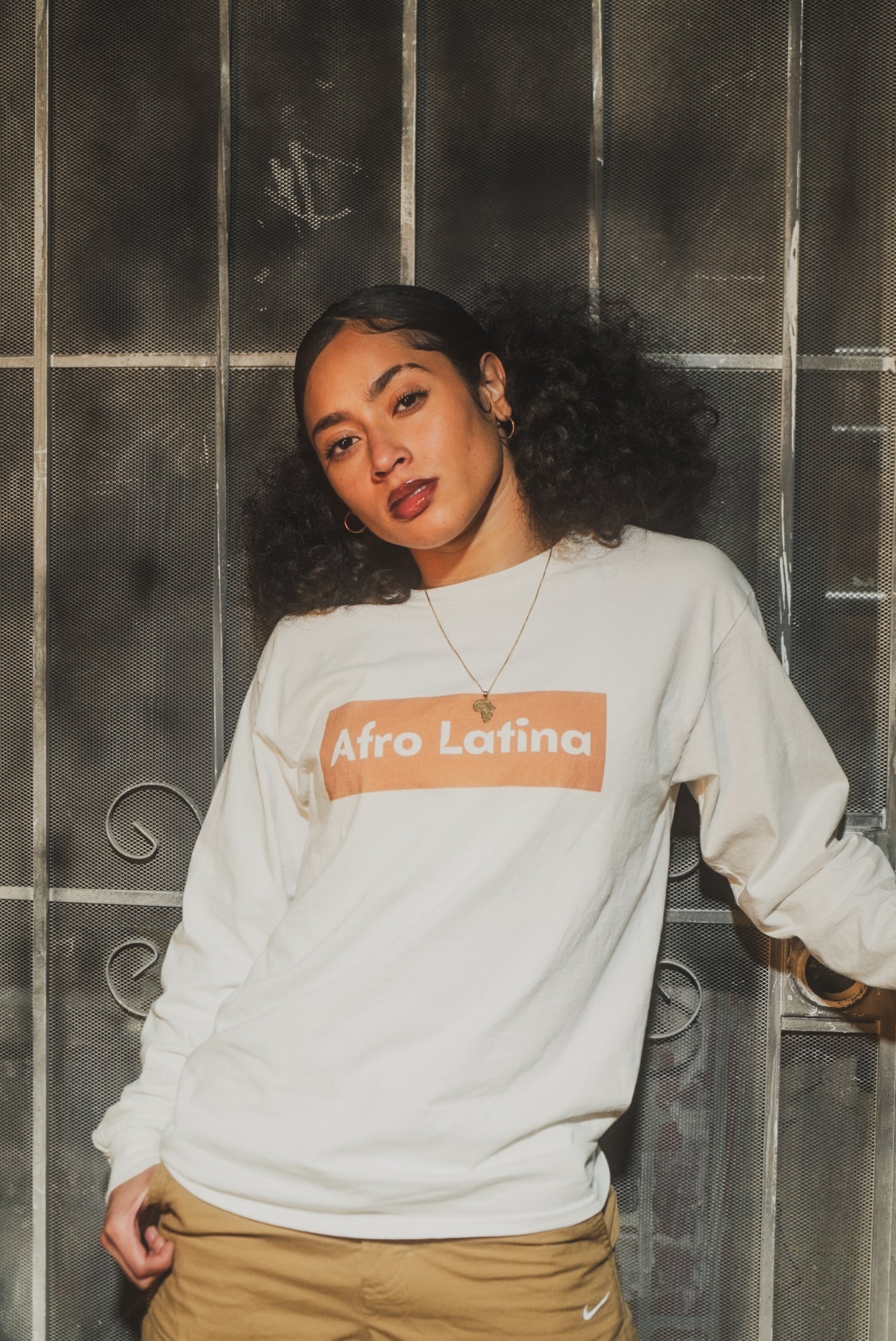 Afro Latina: Long Sleeved T-Shirt